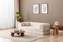 Atelier Del Sofa Legom Eco - Sofá-Cama de 3 Plazas Crema